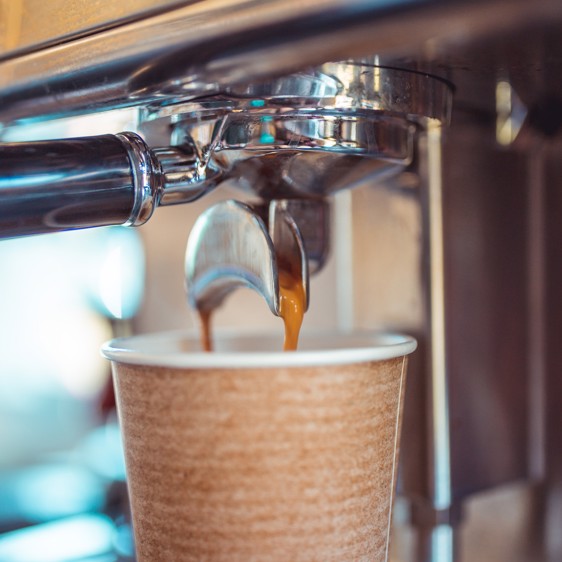 Draft beer, local English wine, hot food and coffee at the embers snack bar