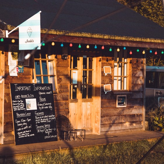 Draft beer, local English wine, hot food and coffee at the embers snack bar