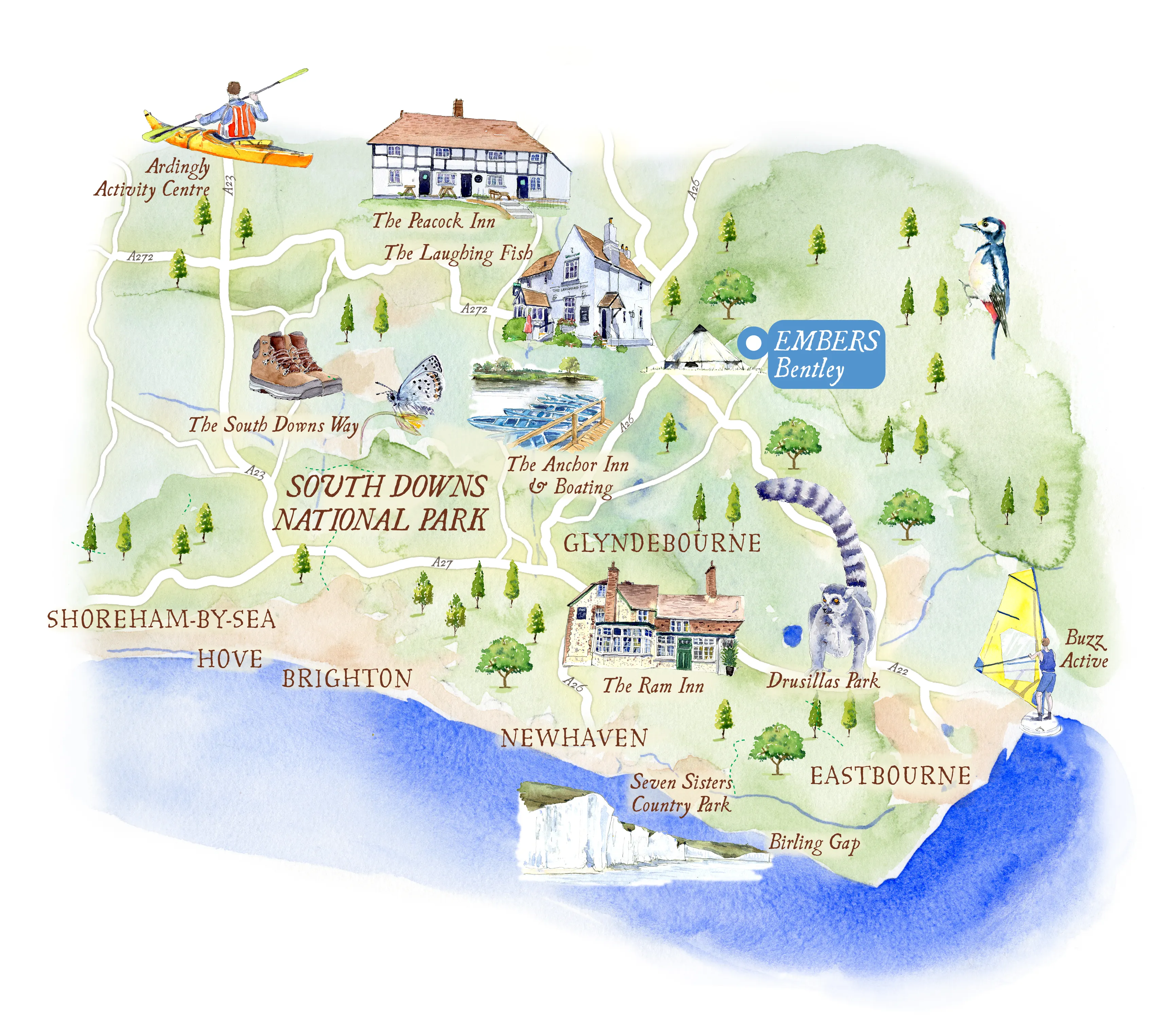 Map Bentley