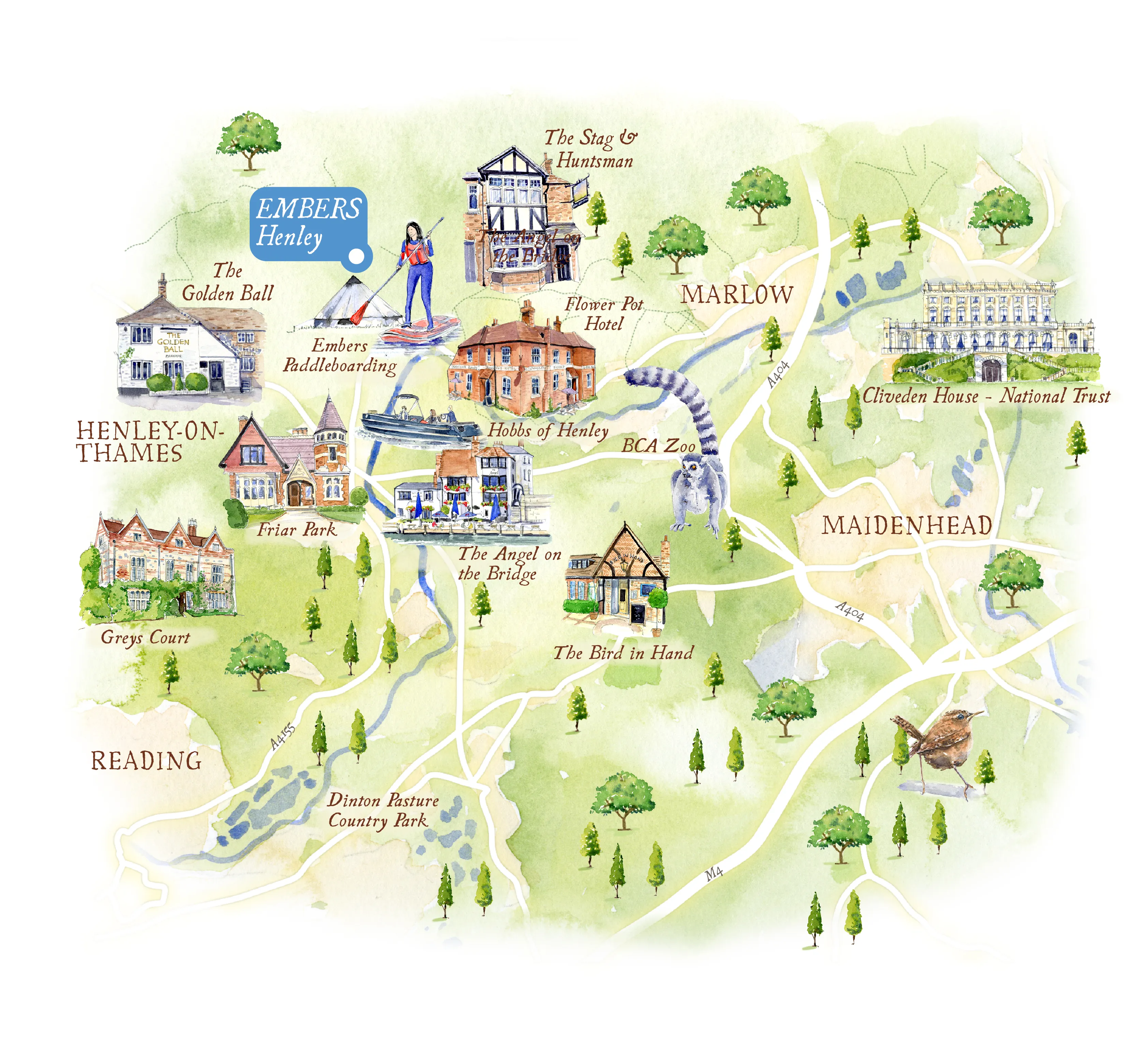 Map Henley