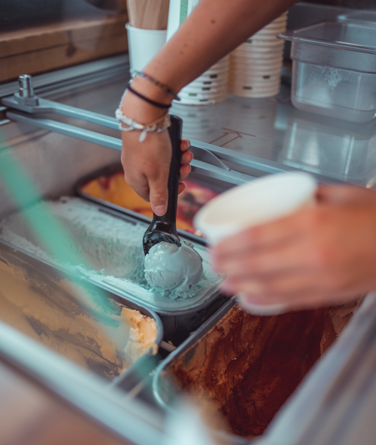 Draft beer, wine, hot food and coffee at the embers snack bar