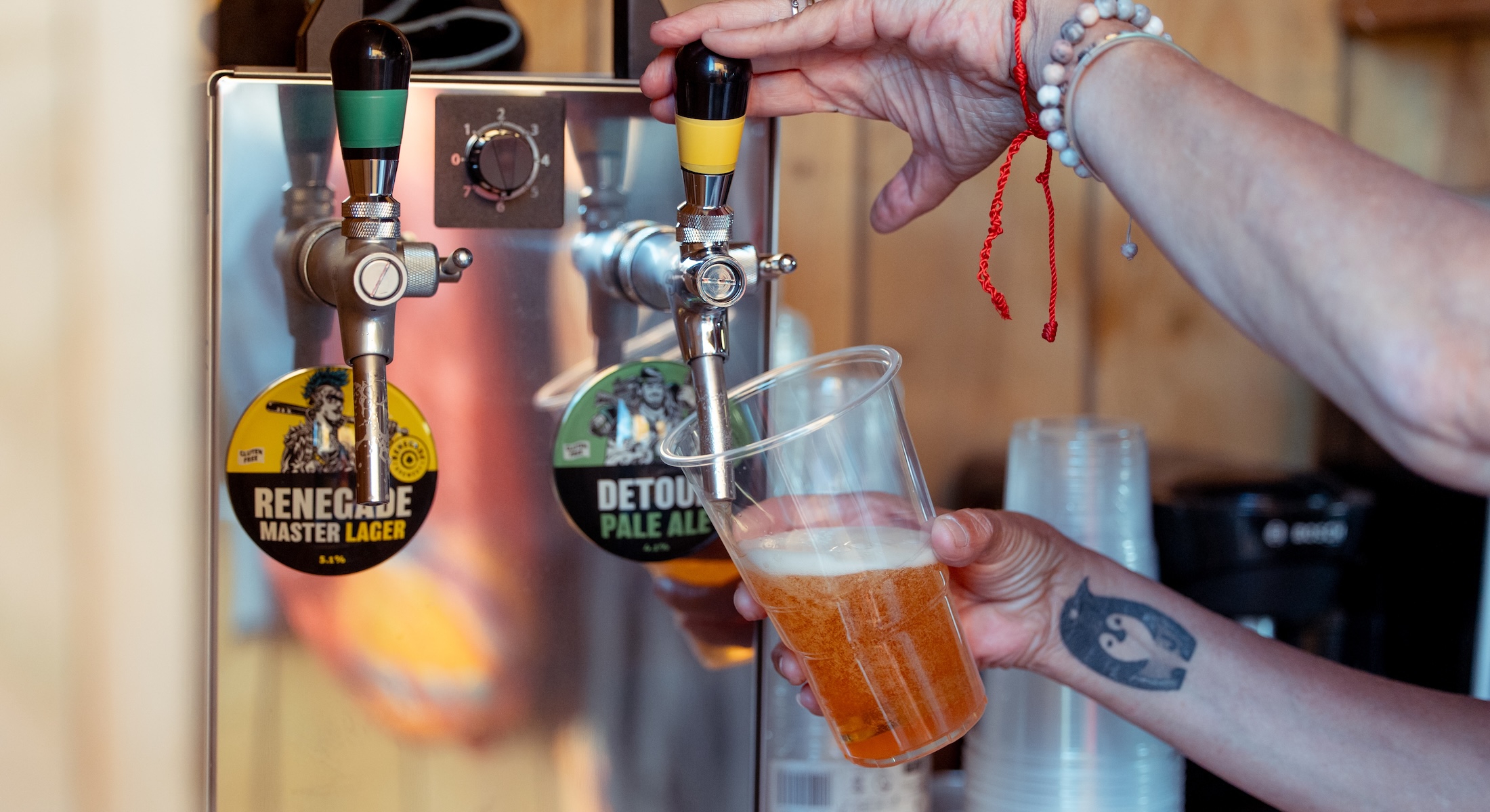 Wine & Beer served chilled @ Embers