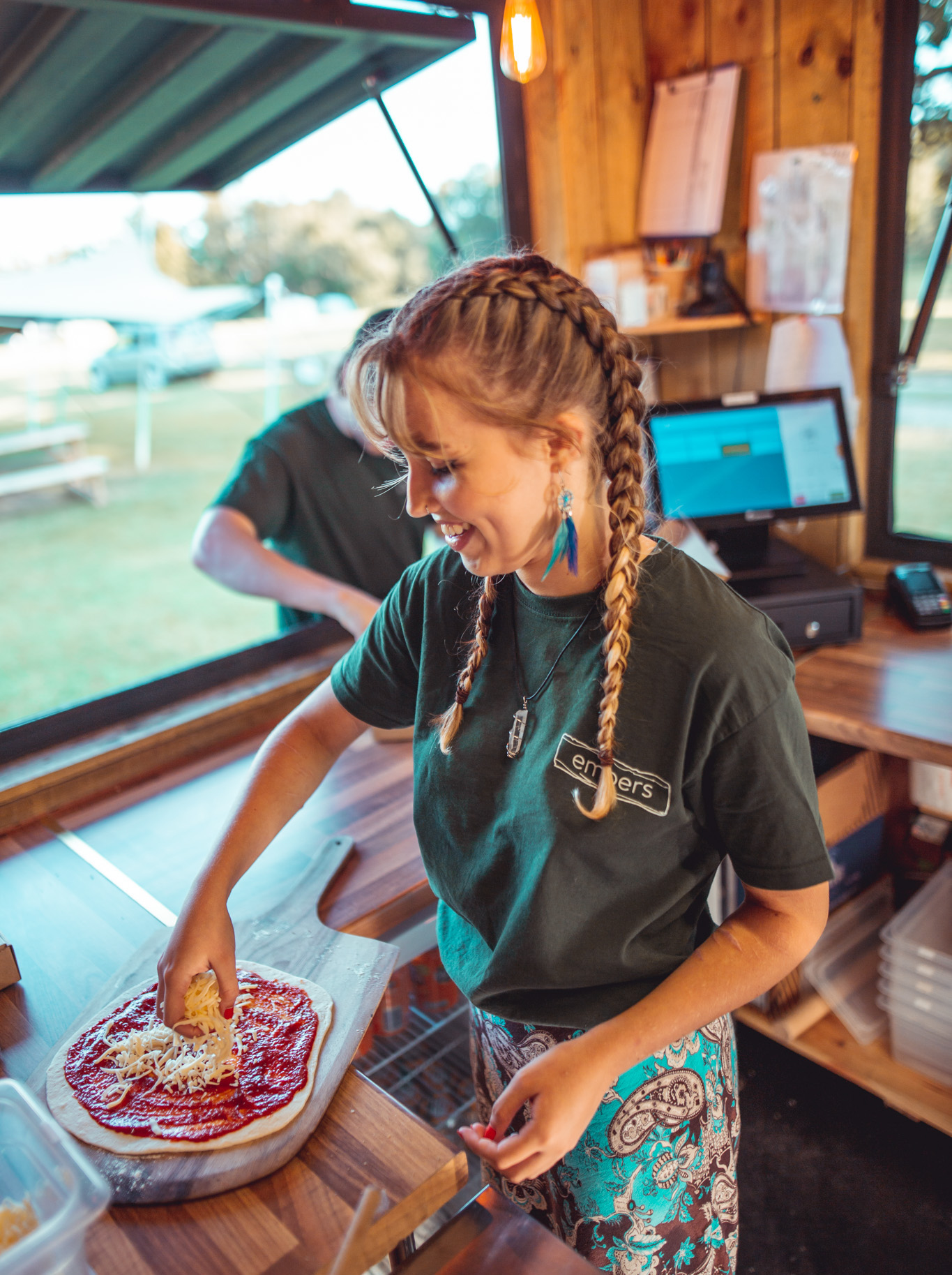 Draft beer, Wine, hot food and coffee at the embers snack bar