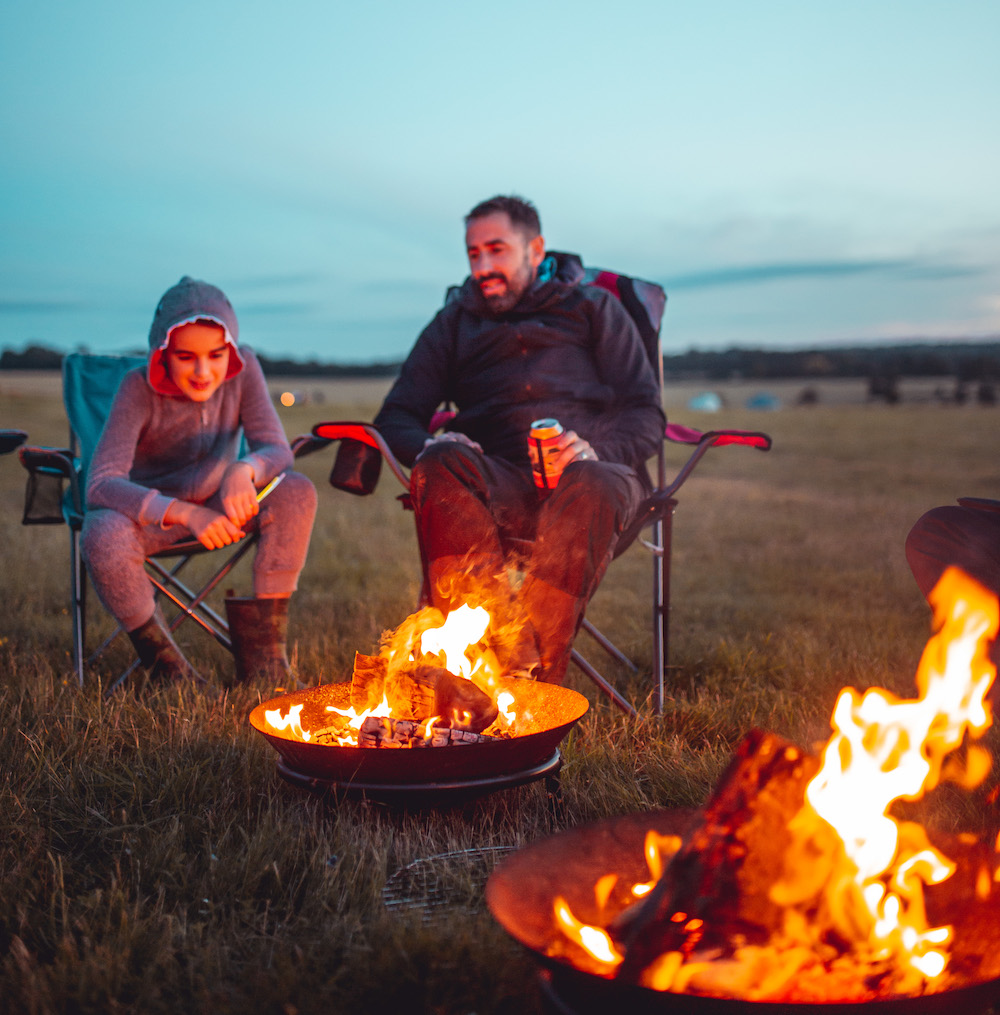 Seaside Camping, Sandwich Bay Embers Camping Kent
